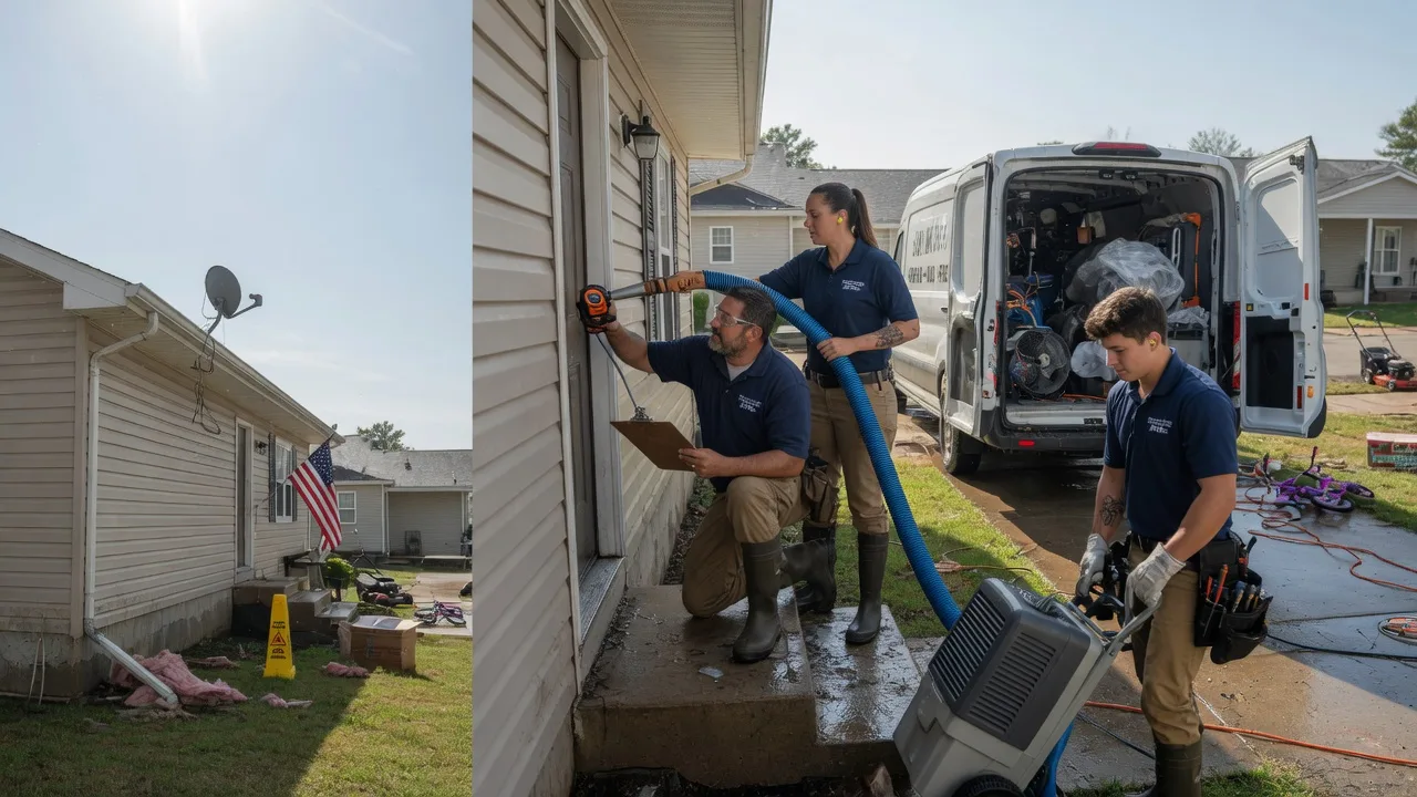 Ceiling Water Damage Restoration in Richards, MO near me